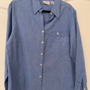 Parisian Works Woman 1X Linen Blouse